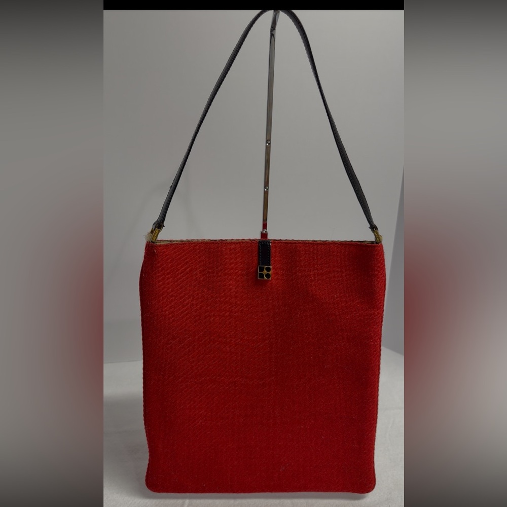 Kate Spade Wool Shoulder bag in deep red
